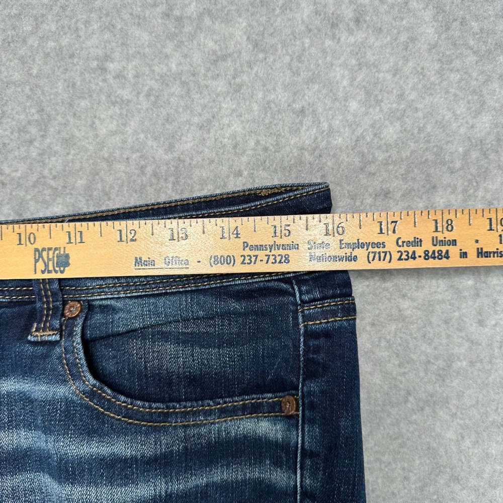Buckle Black Womens Fit No 53 Skinny Jeans Dark Wash Whiskered 31x31.5 Denim - Picture 6 of 8